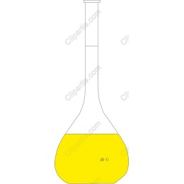 Laboratory Flask with Yellow Liquid