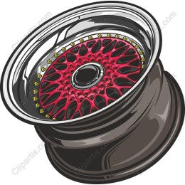 Vibrant Car Wheel