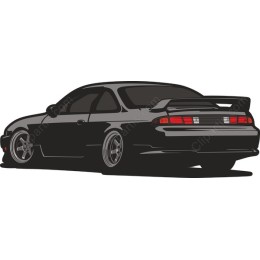 Sleek Black Performance Car