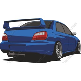 Blue Sports Car