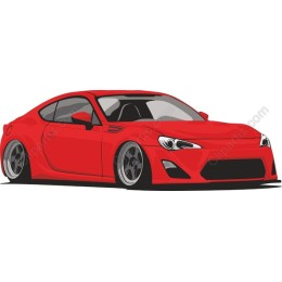 Premium Red Sports Car