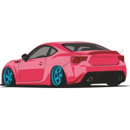 Pink Sport Car