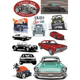 Vintage Car Clipart Bundle - Classic Auto