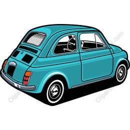 Classic Turquoise Vintage Car