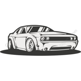 Sleek Muscle Car
