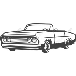 Vintage Convertible Car