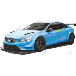 Sleek Blue Racing Car