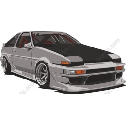 Classic Grey Sports Car