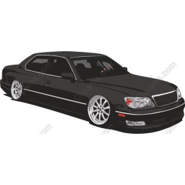 Sleek Black Sedan
