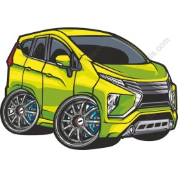 Vibrant Lime Green Car