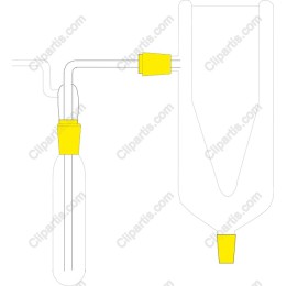 Laboratory Apparatus with Yellow Accents