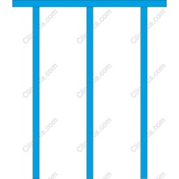 Minimalist Blue Fence