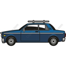 Vintage Blue Car