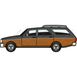 Classic Wood-Paneled Station Wagon