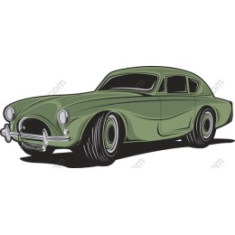 Classic Green Car