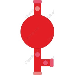 Vibrant Red Geometric