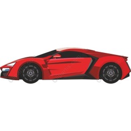 Sleek Red Sports Car