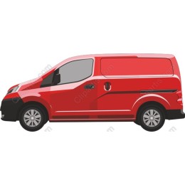 Red Delivery Van