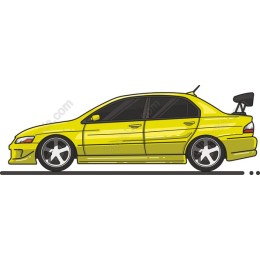 Yellow Sports Car