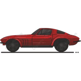 Classic Red Sports Car