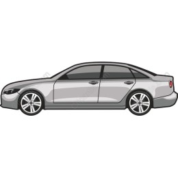 Silver Sedan