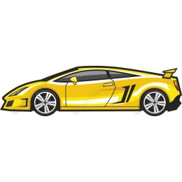Yellow Sports Car