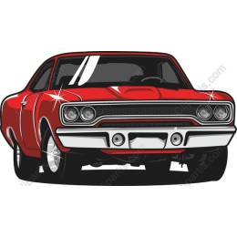 Vintage Red Car
