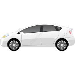 Sleek White Car