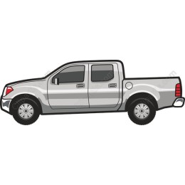 Sleek Silver Pickup Truck