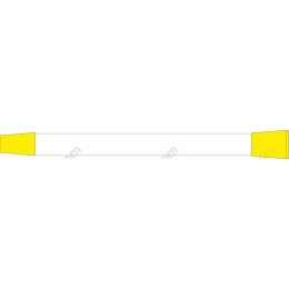 Asymmetrical Yellow Banner