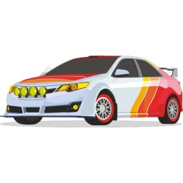 Vibrant Sporty Car