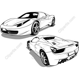 Sleek Sports Car