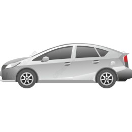 Silver Sedan