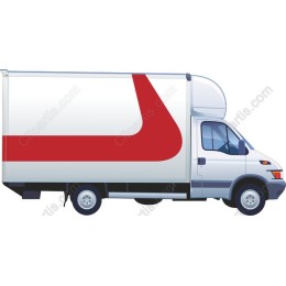 Modern Delivery Truck
