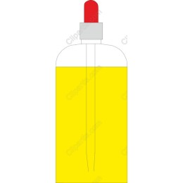 Vibrant Yellow Dropper Bottle