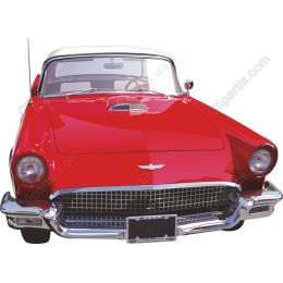 Classic Red Convertible Car