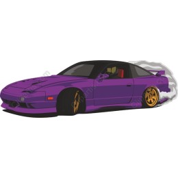 Purple Drift Car
