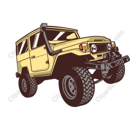 Classic Yellow SUV