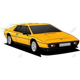 Vibrant Yellow Sports Car