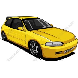 Yellow Sports Car