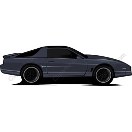 Dark Muscle Car and