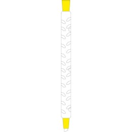 Vibrant Yellow Ends Rolling Pin
