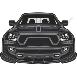Sleek Black Sports Truck