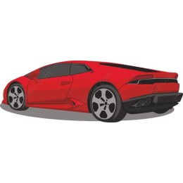 Sleek Red Sports Car