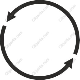 Sleek Circular Arrow