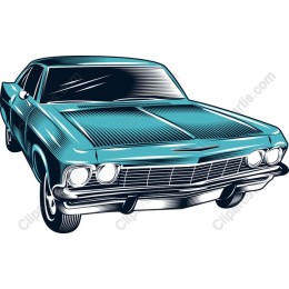 Classic Turquoise Car