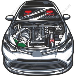 High-Performance Car Engine
