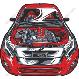 High-Performance Car Engine