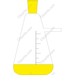 Yellow Laboratory Flask