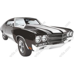 Classic 1970s Muscle Car